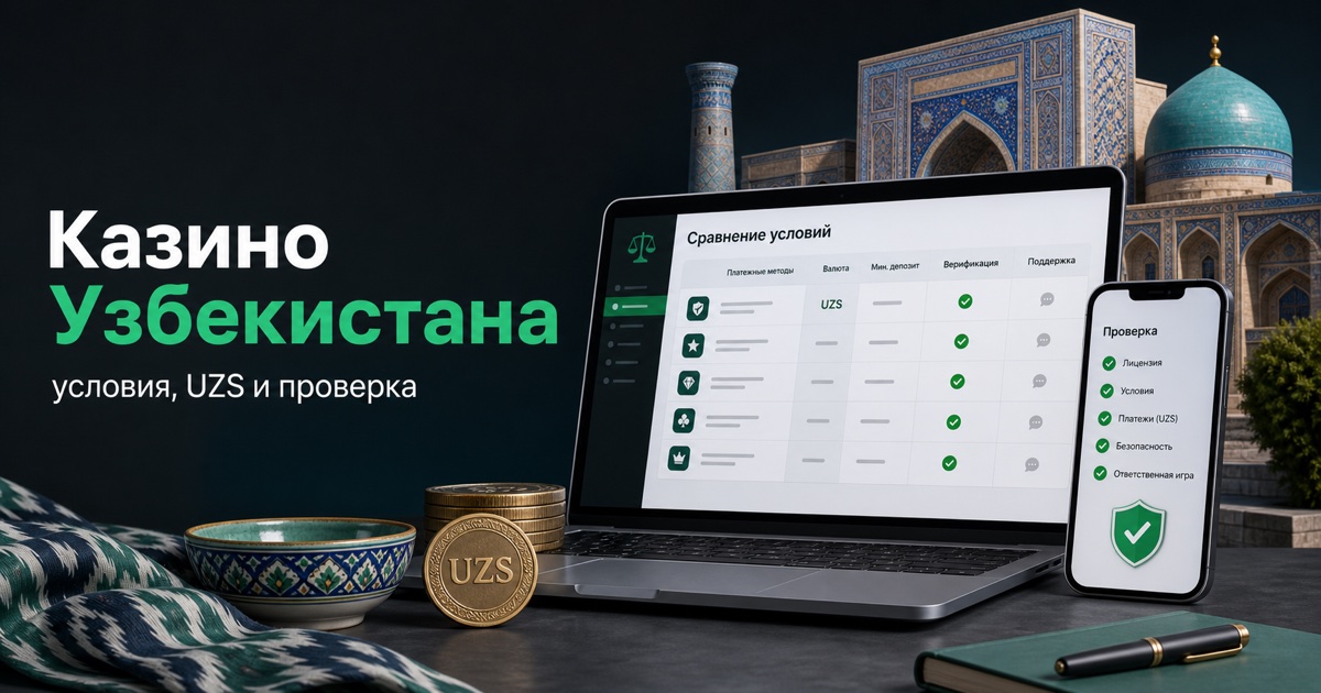 Сравнение условий онлайн-казино для Узбекистана